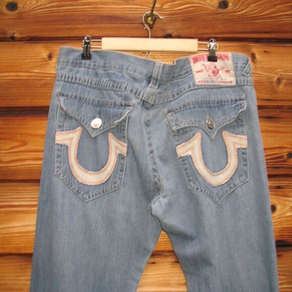 Vintage True Religion Mens Joey Super T Jeans 40 X 32 - Picture 1 of 14
